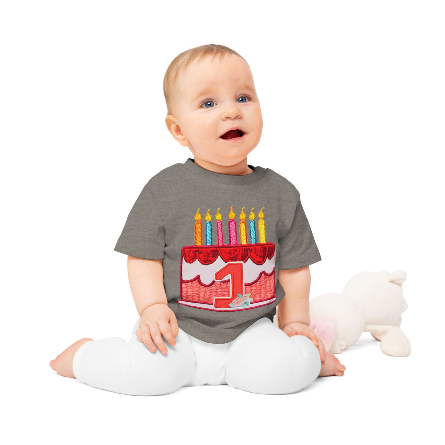 First Birthday Cake Baby T-Shirt