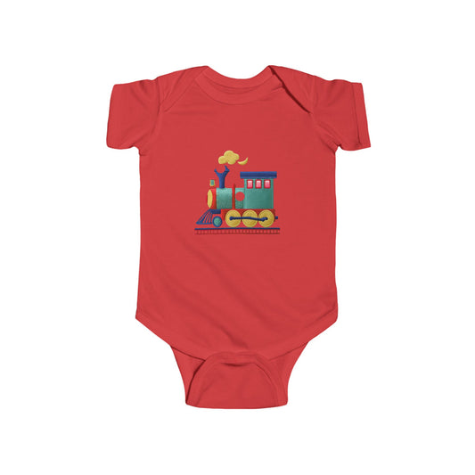 Train-Themed Infant Bodysuit