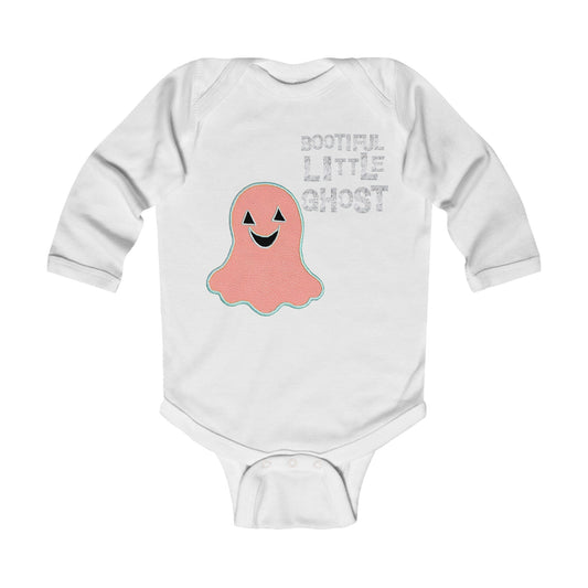 Happy Ghost Infant Long Sleeve Bodysuit