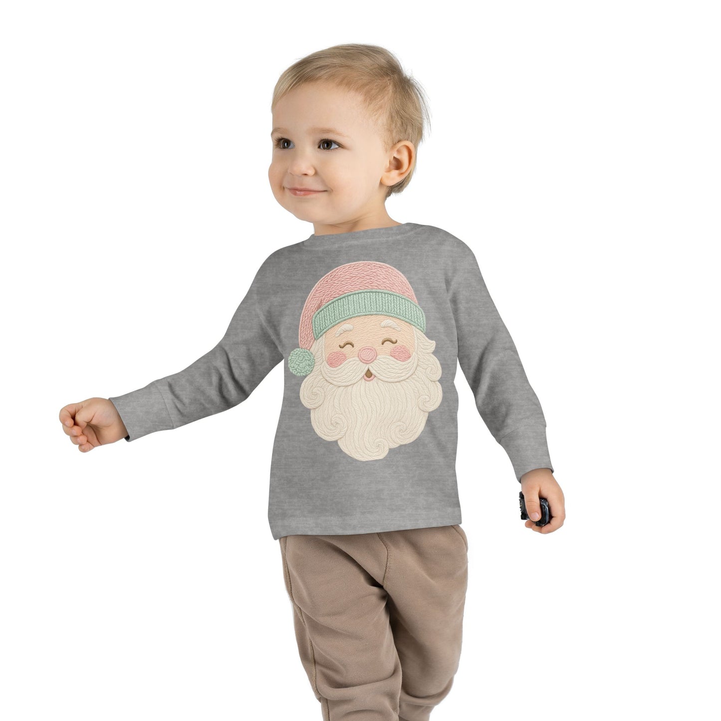 Toddler Christmas Santa Long Sleeve Tee