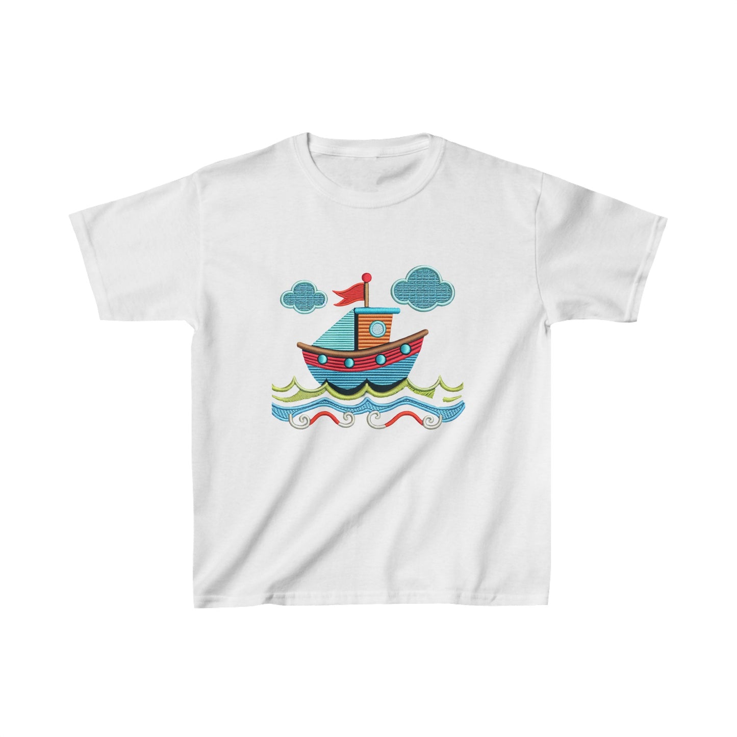 Boat Print Kids Tee