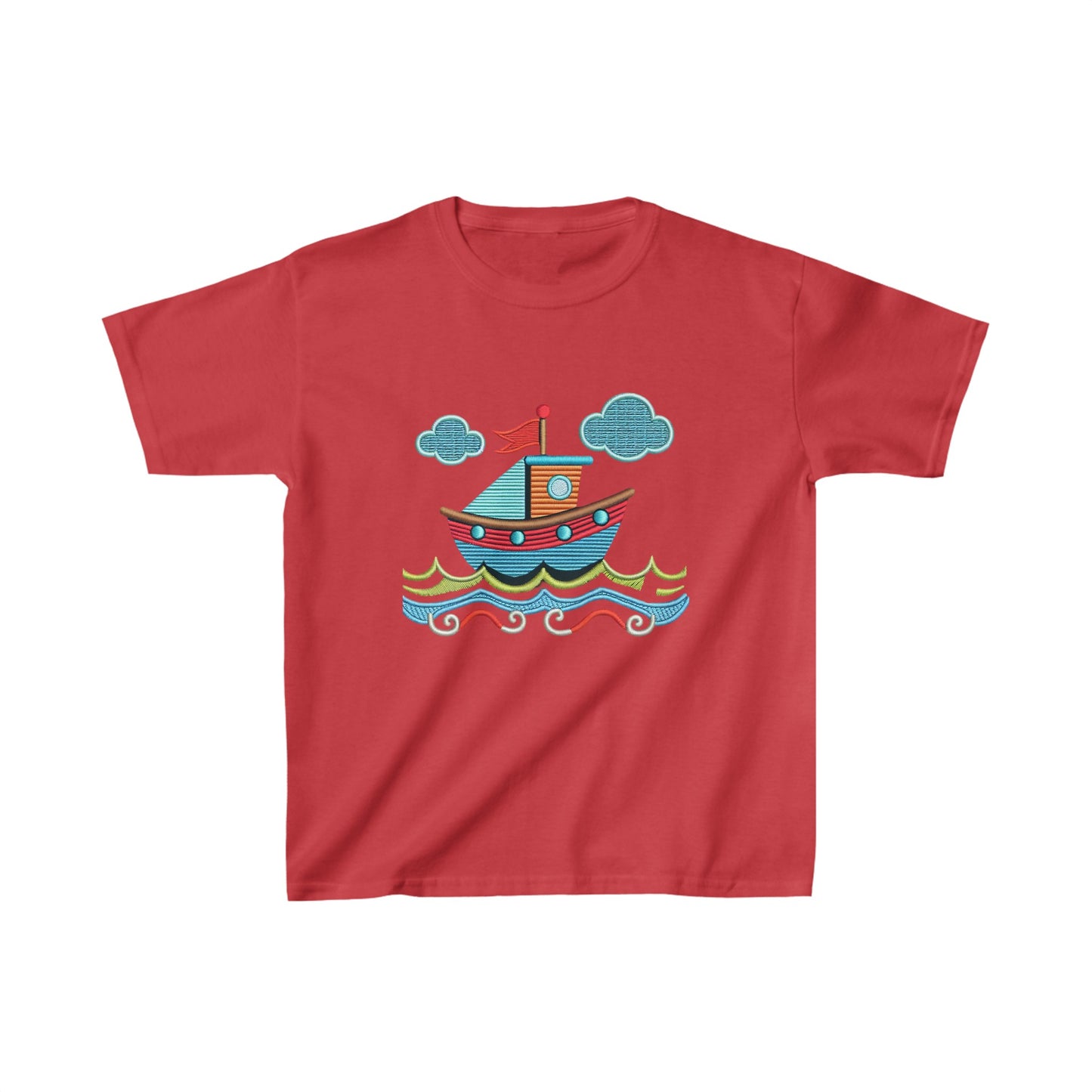 Boat Print Kids Tee