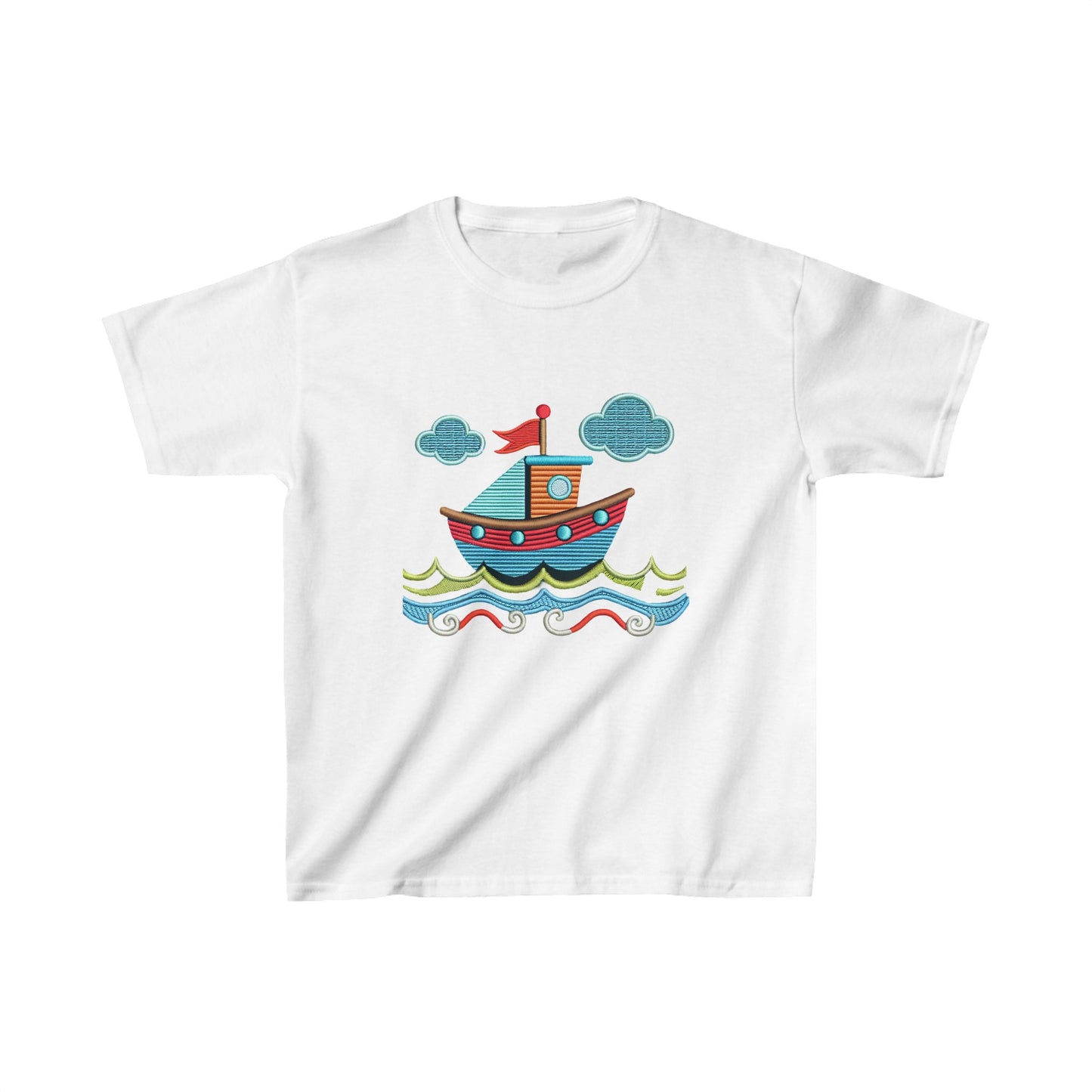 Boat Print Kids Tee