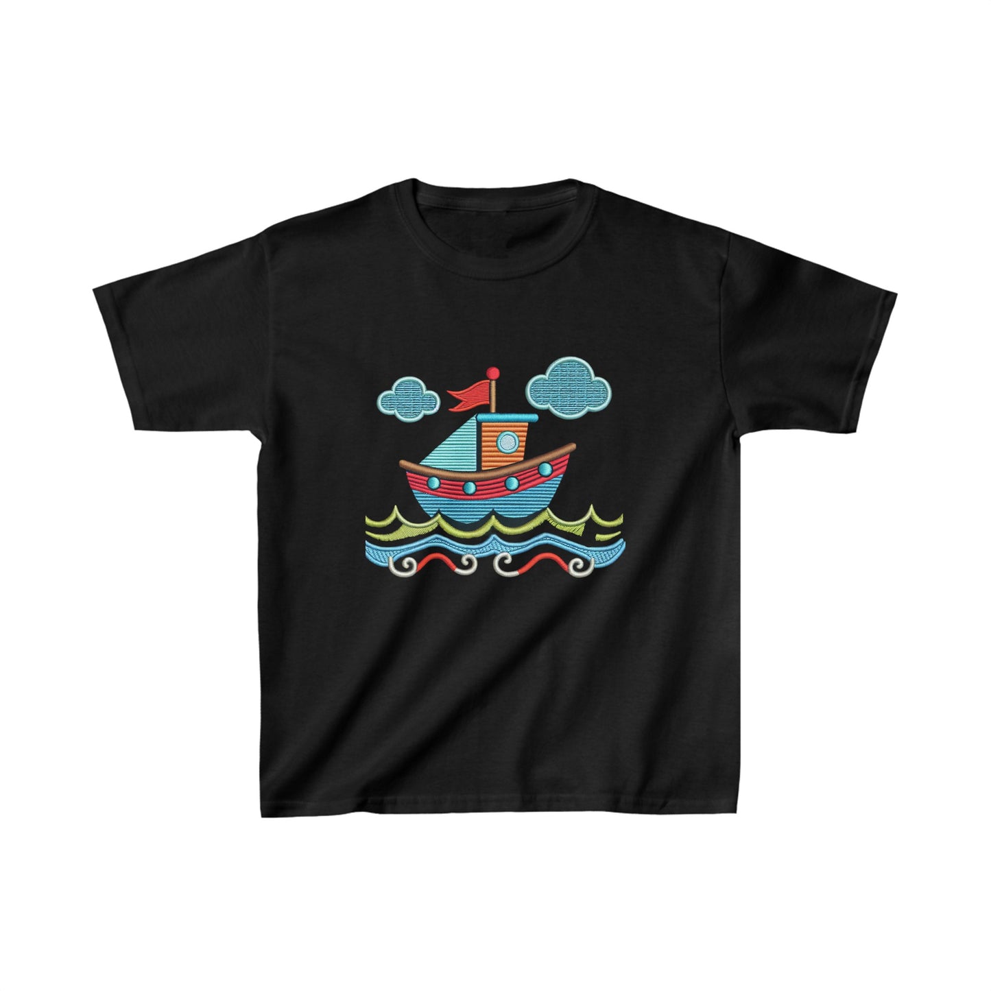 Boat Print Kids Tee