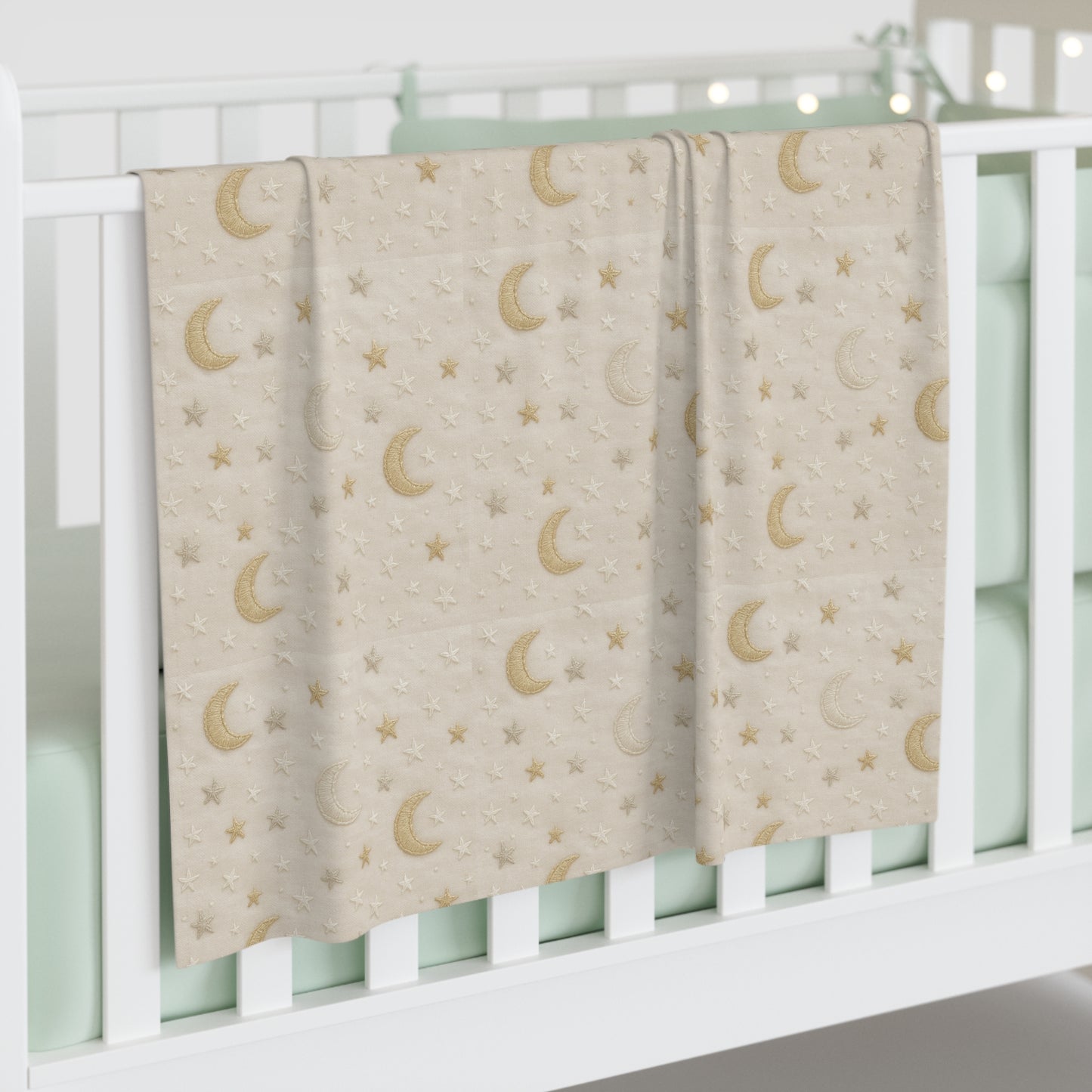 Dreamy Moon Phase Swaddle Blanket