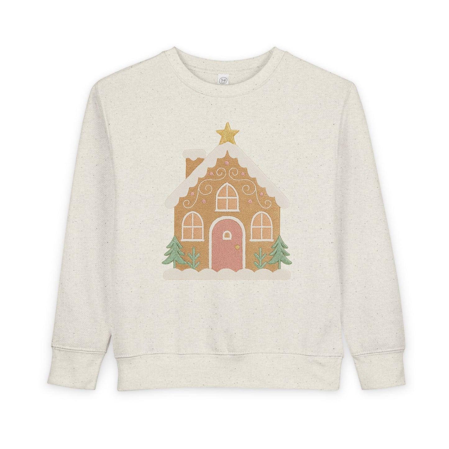 Toddler Sweatshirt - Cute Gingerbread House Christmas Pullover for Kids
