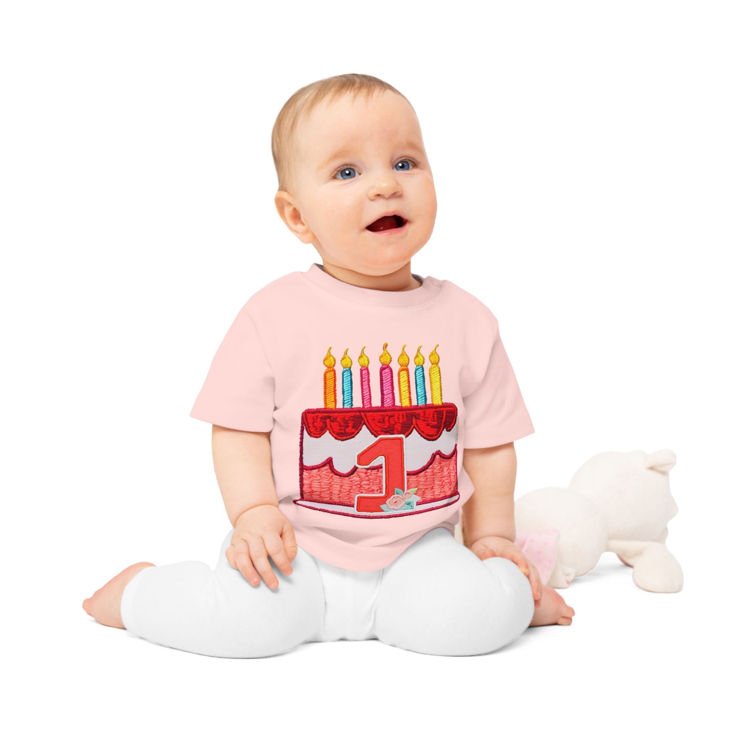 First Birthday Cake Baby T-Shirt