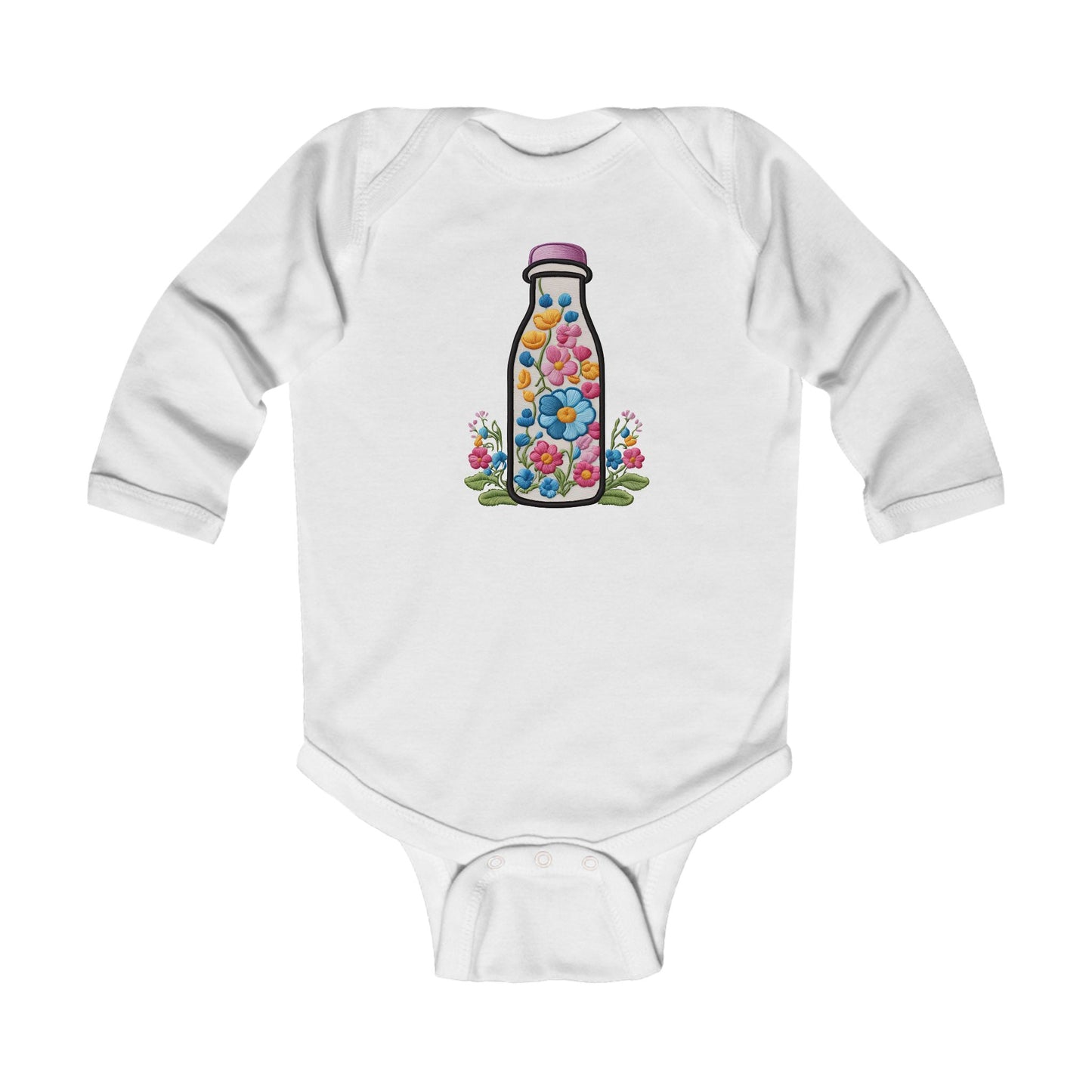 Bottle Print Infant Bodysuit