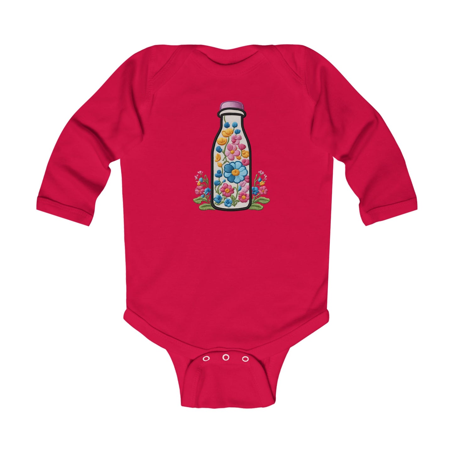 Bottle Print Infant Bodysuit