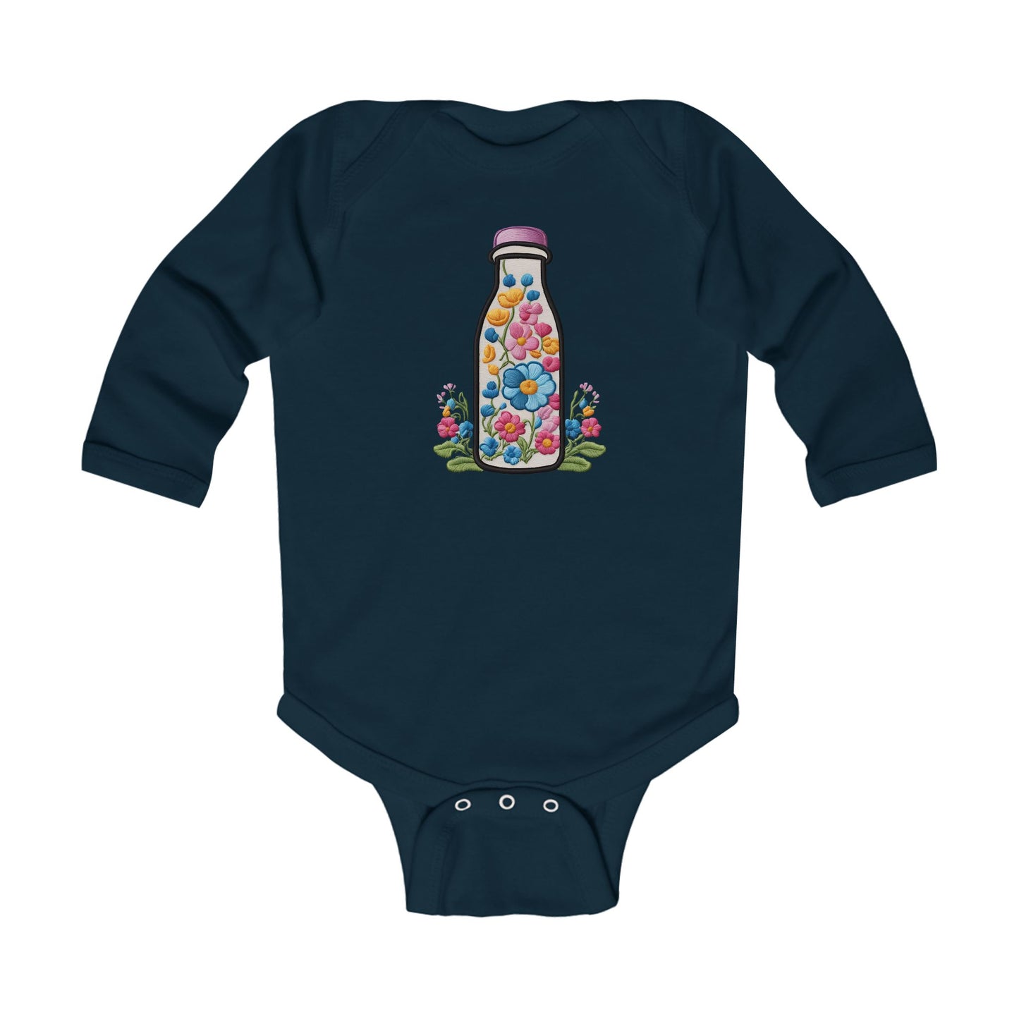 Bottle Print Infant Bodysuit