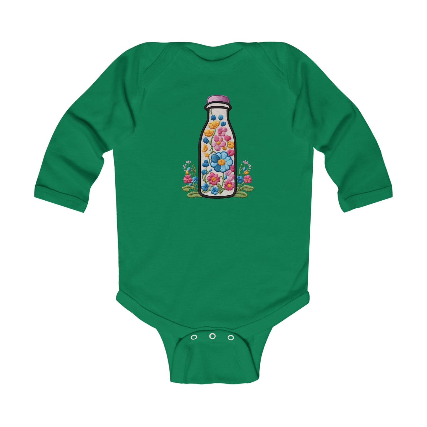 Bottle Print Infant Bodysuit