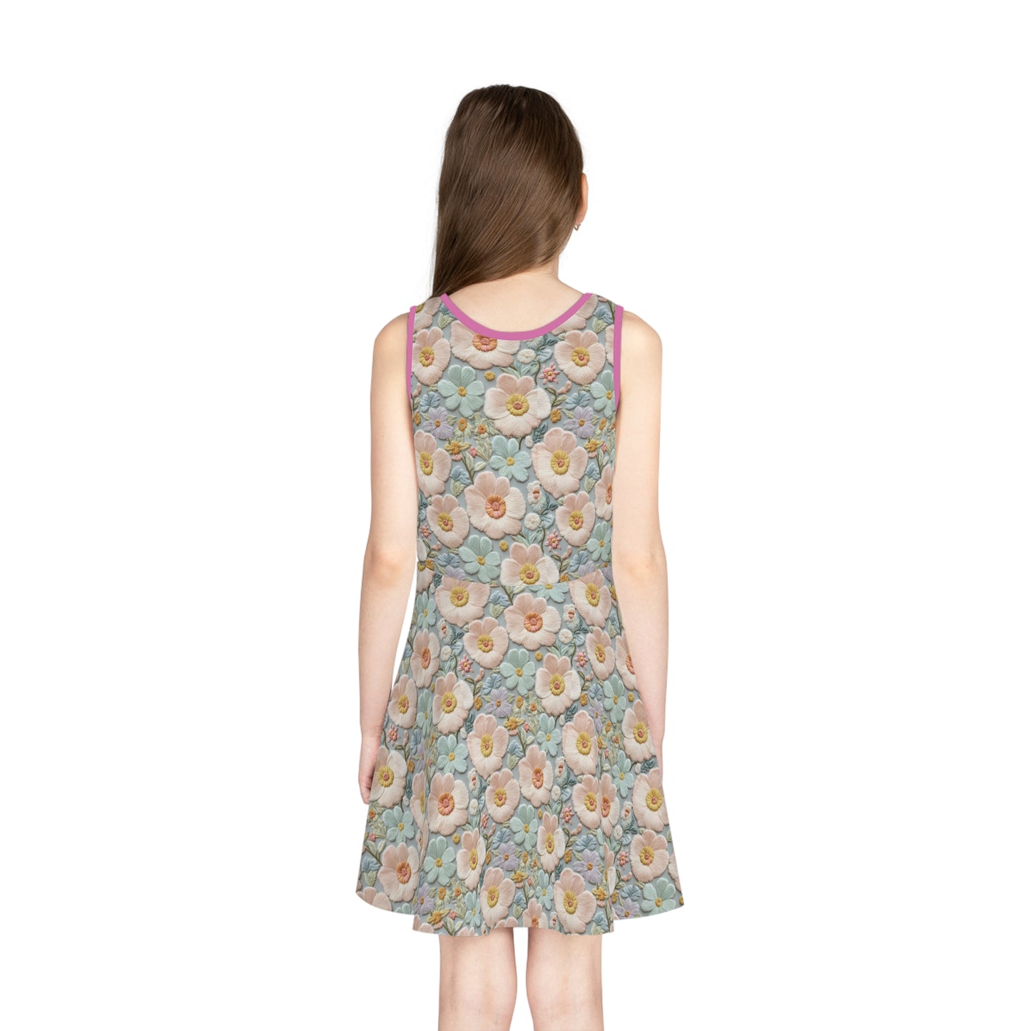 Ava Flowers Girls' Sleeveless Sundress