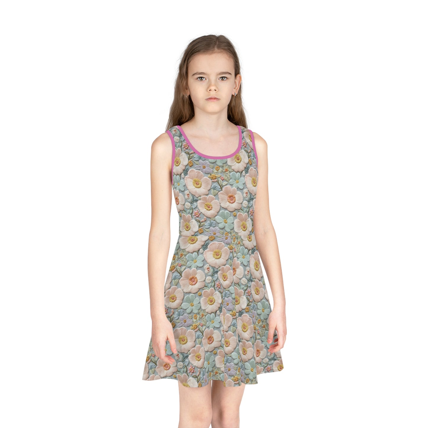 Ava Flowers Girls' Sleeveless Sundress