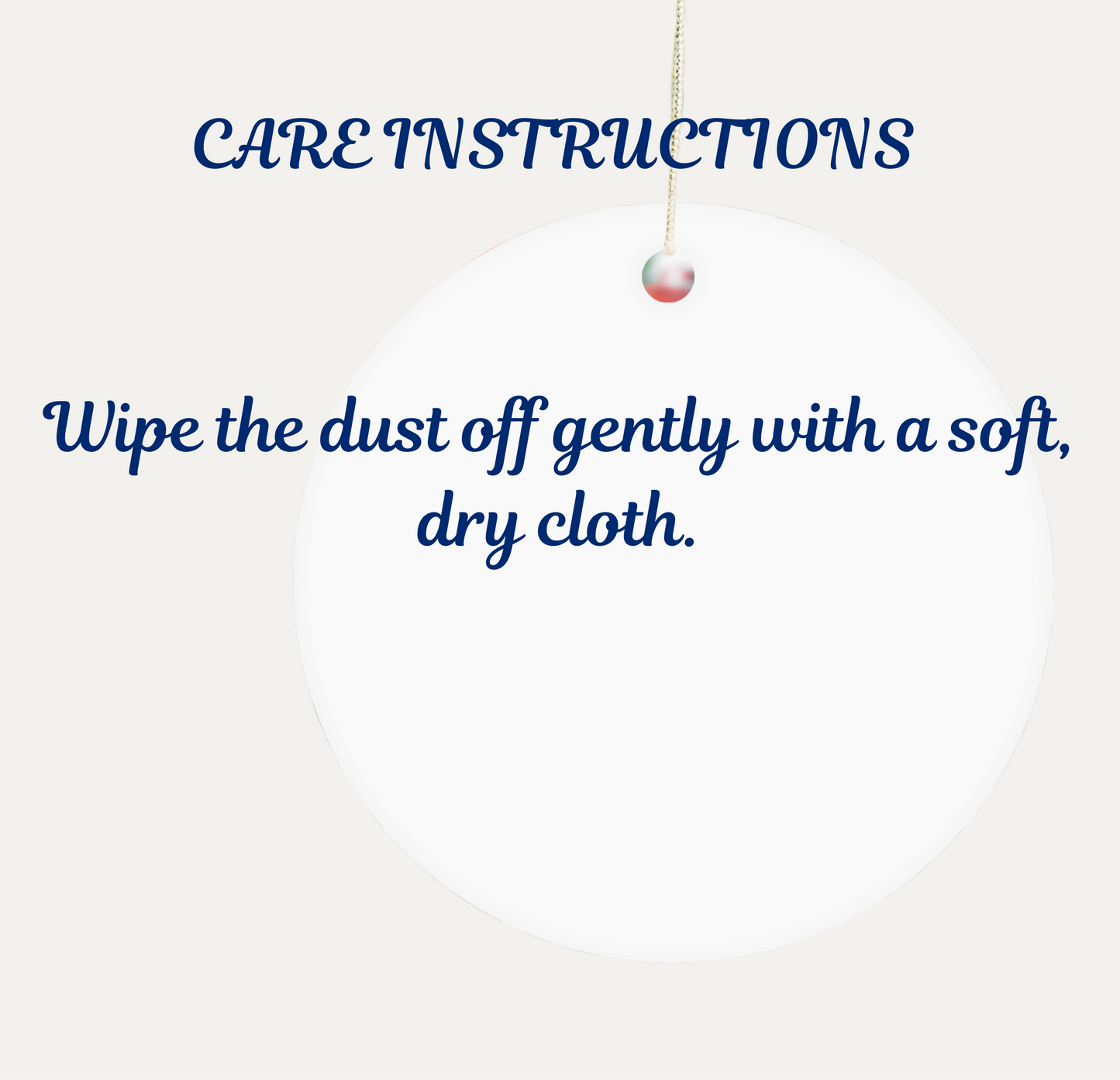 Ceramic Ornament - First Thanksgiving Decoration