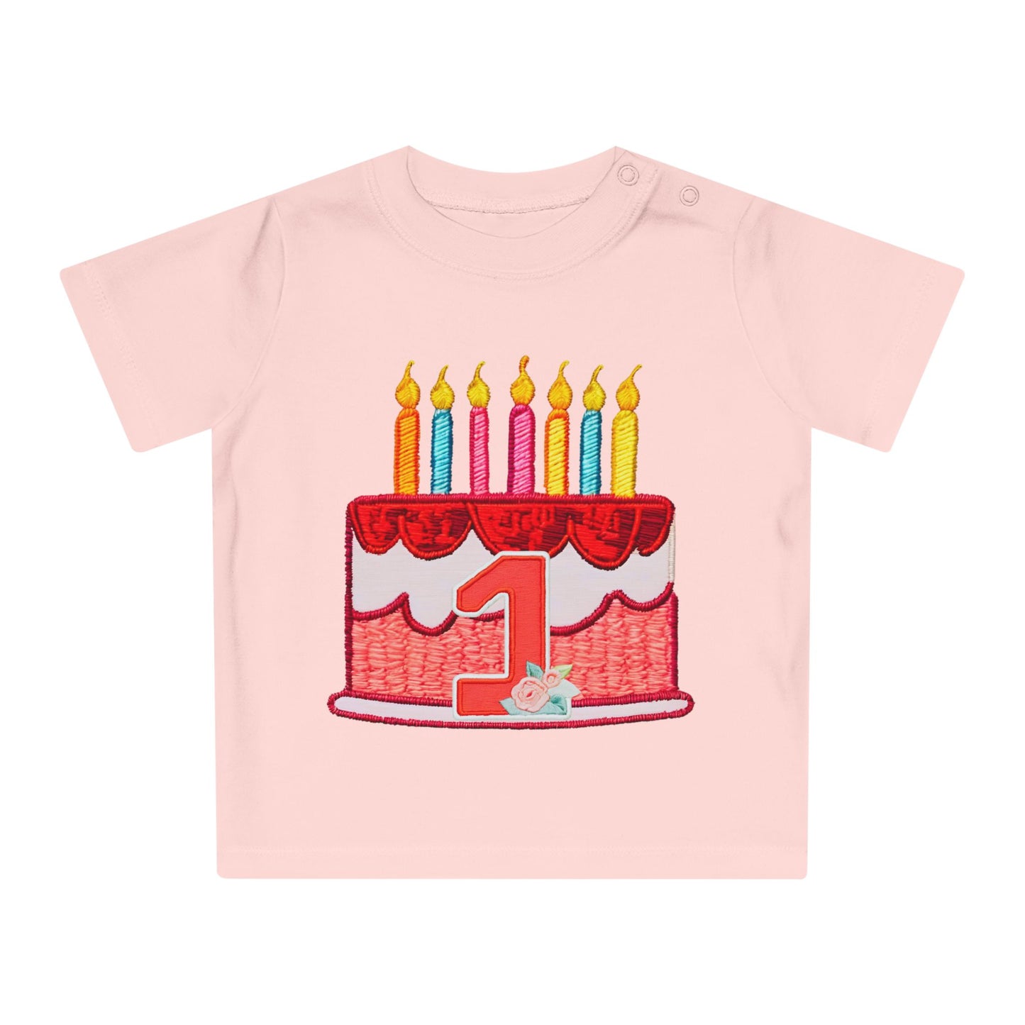 First Birthday Cake Baby T-Shirt