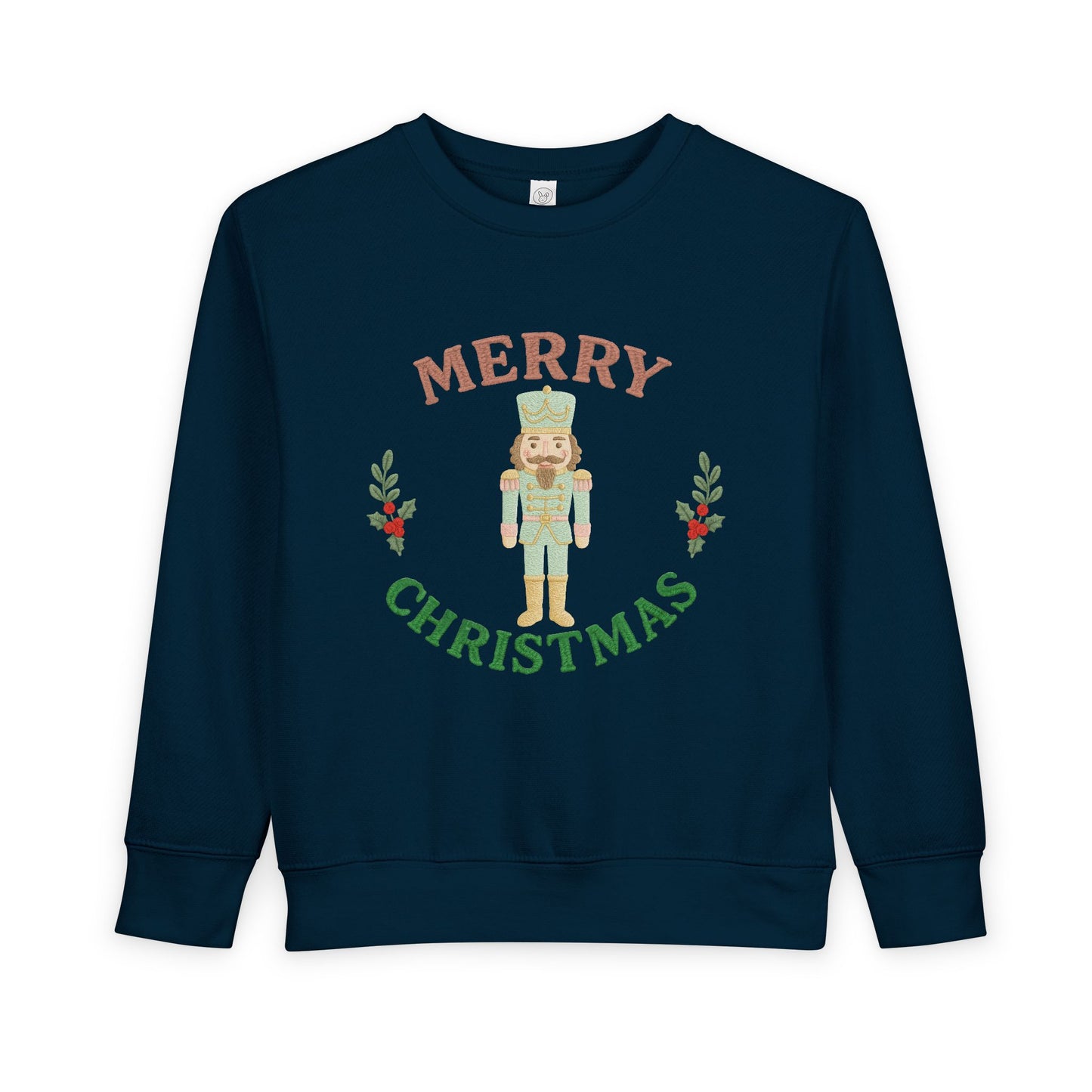 Toddler Sweatshirt — Merry Christmas Nutcracker Holiday Sweatshirt for Kids