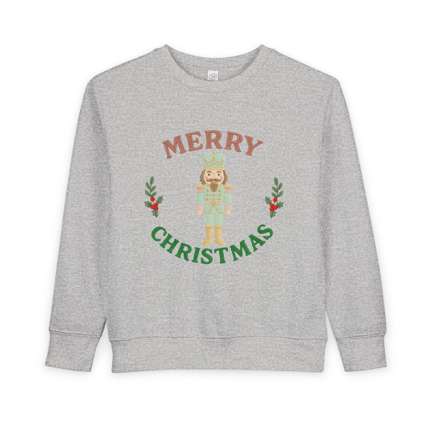 Toddler Sweatshirt — Merry Christmas Nutcracker Holiday Sweatshirt for Kids