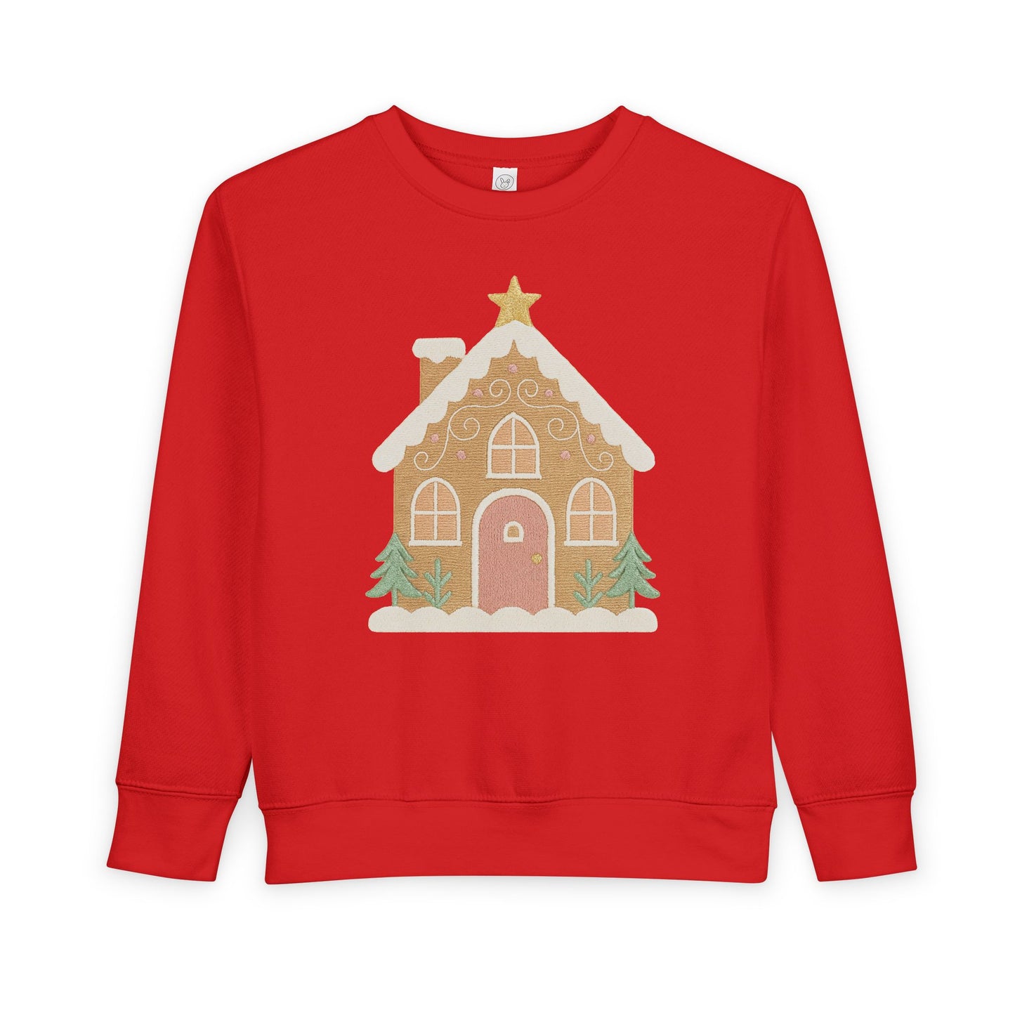 Toddler Sweatshirt - Cute Gingerbread House Christmas Pullover for Kids