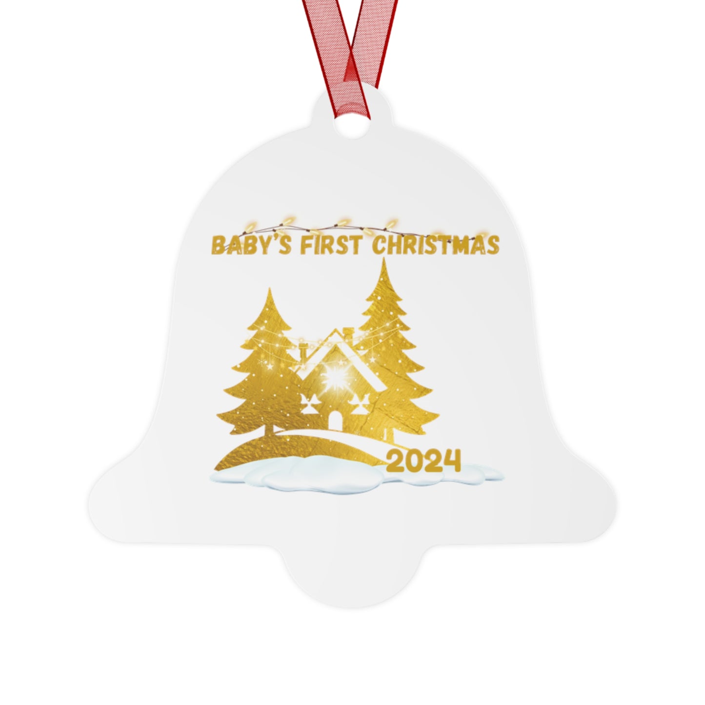Christmas Bell Metal Ornament