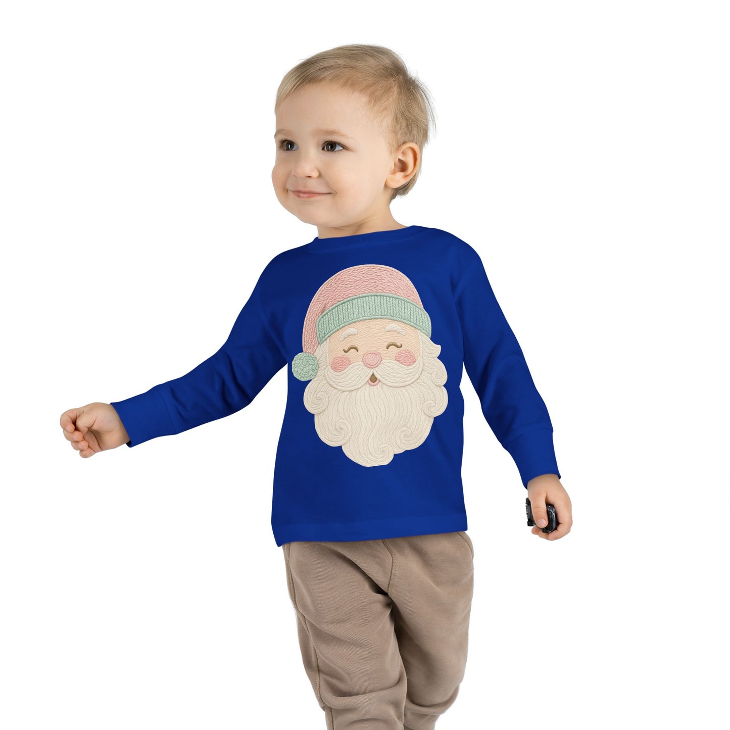 Toddler Christmas Santa Long Sleeve Tee