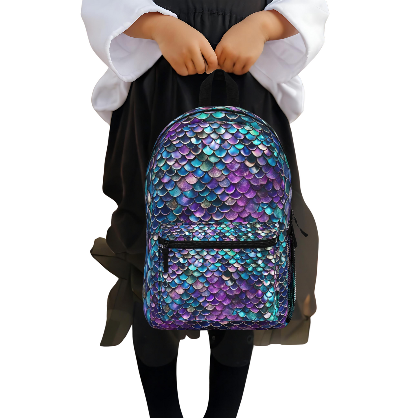 Lavender/ Aquamarine  Mermaid Scallops Backpack