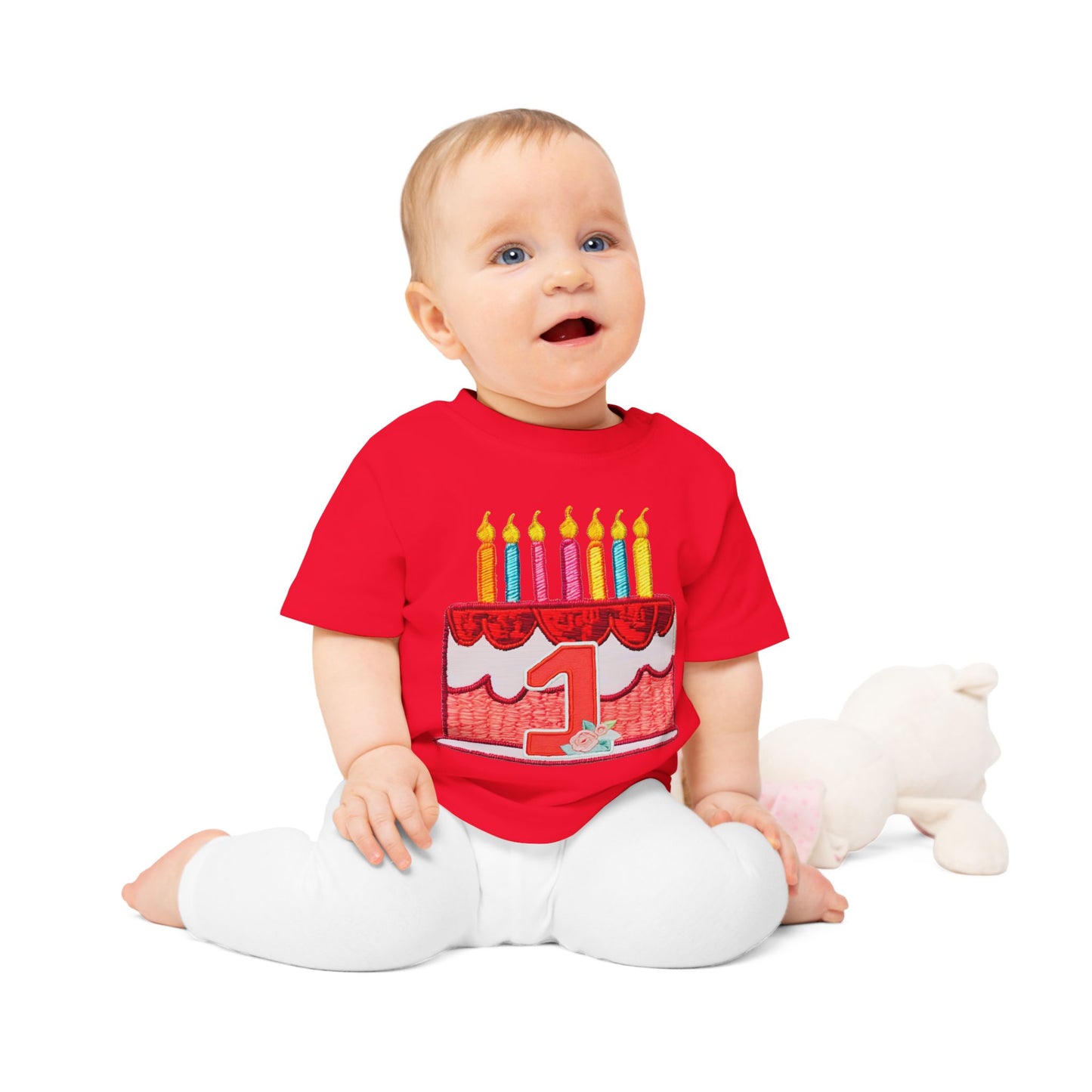 First Birthday Cake Baby T-Shirt