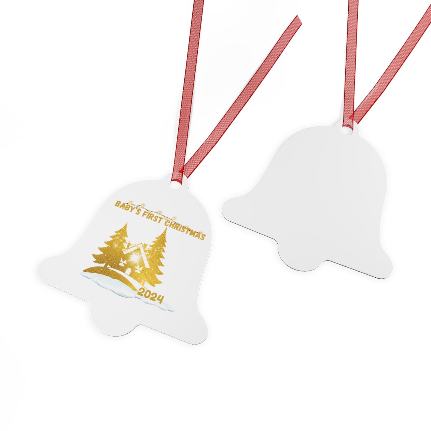 Christmas Bell Metal Ornament