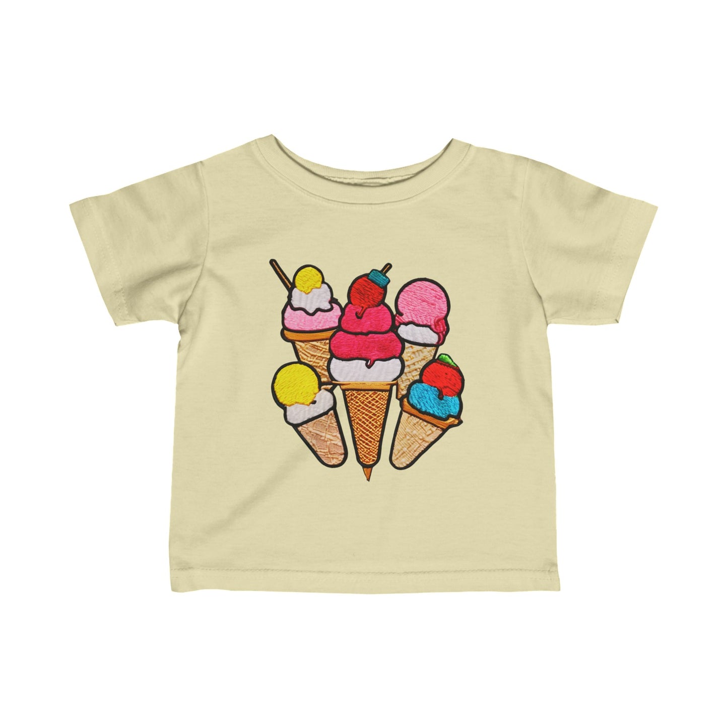 Ice Cream Scoops Infant Fine Jersey Tee