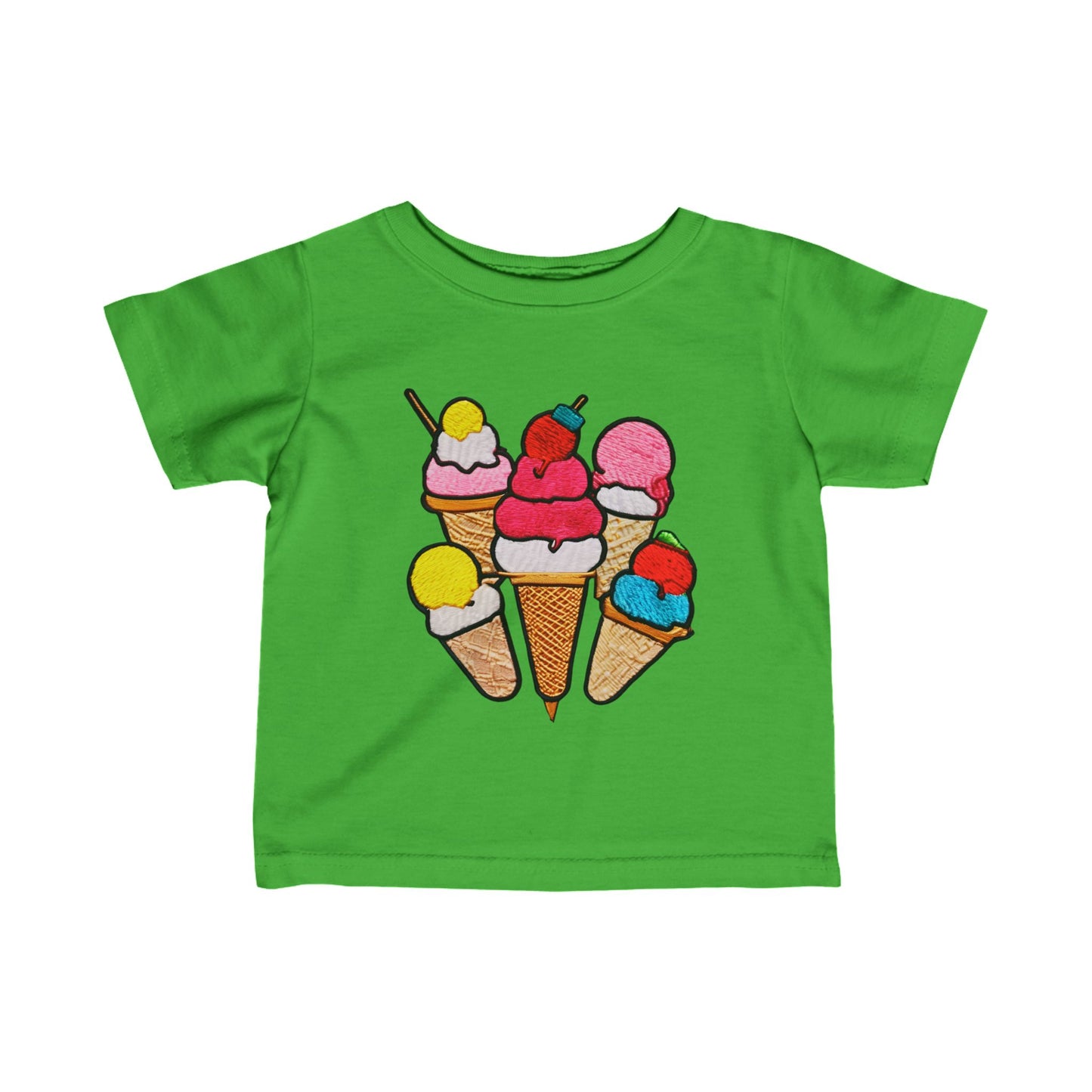 Ice Cream Scoops Infant Fine Jersey Tee