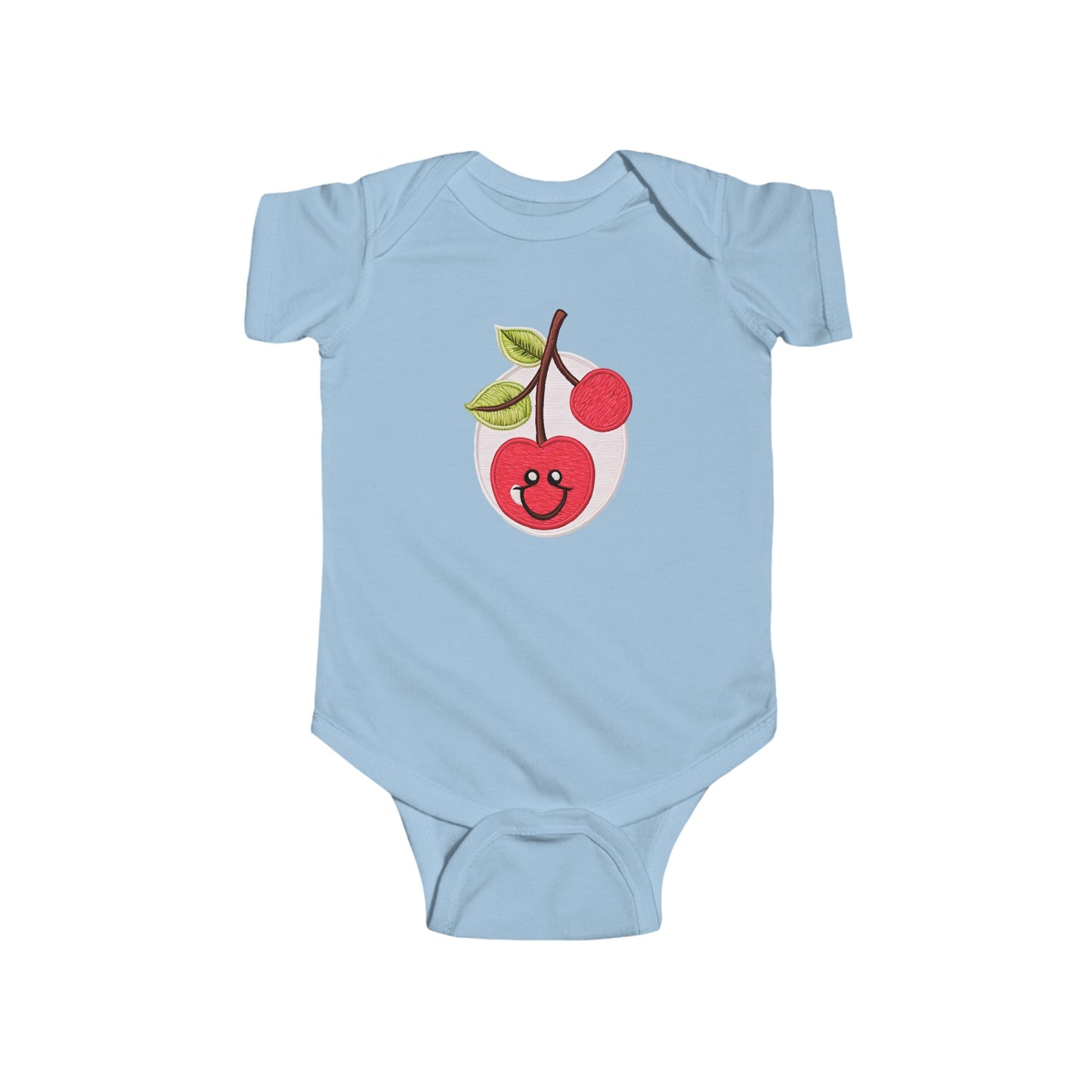 Pink Cherry Infant Fine Jersey Bodysuit