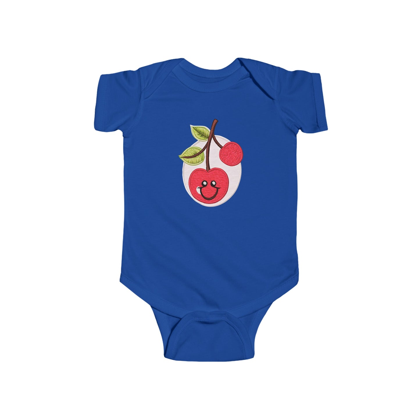 Pink Cherry Infant Fine Jersey Bodysuit