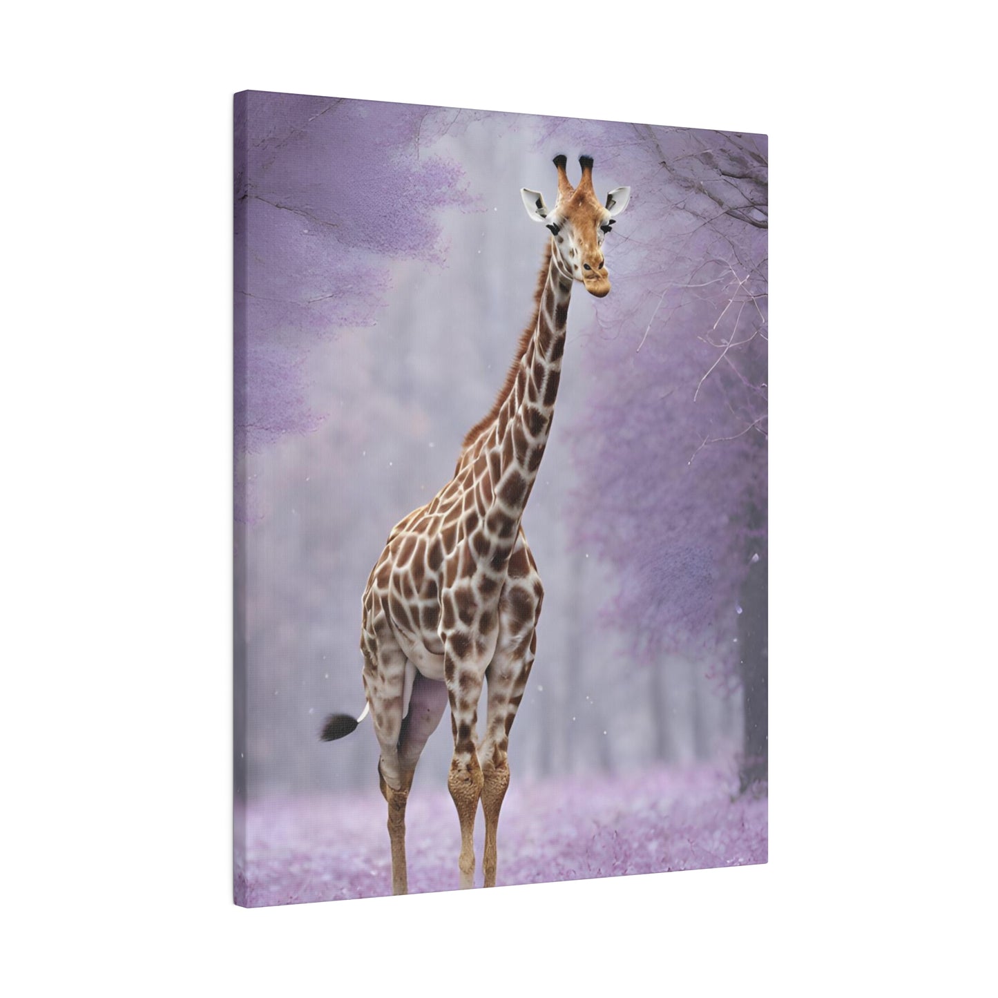 Jungle Giraffe Matte Canvas Art , Stretched 0.75”