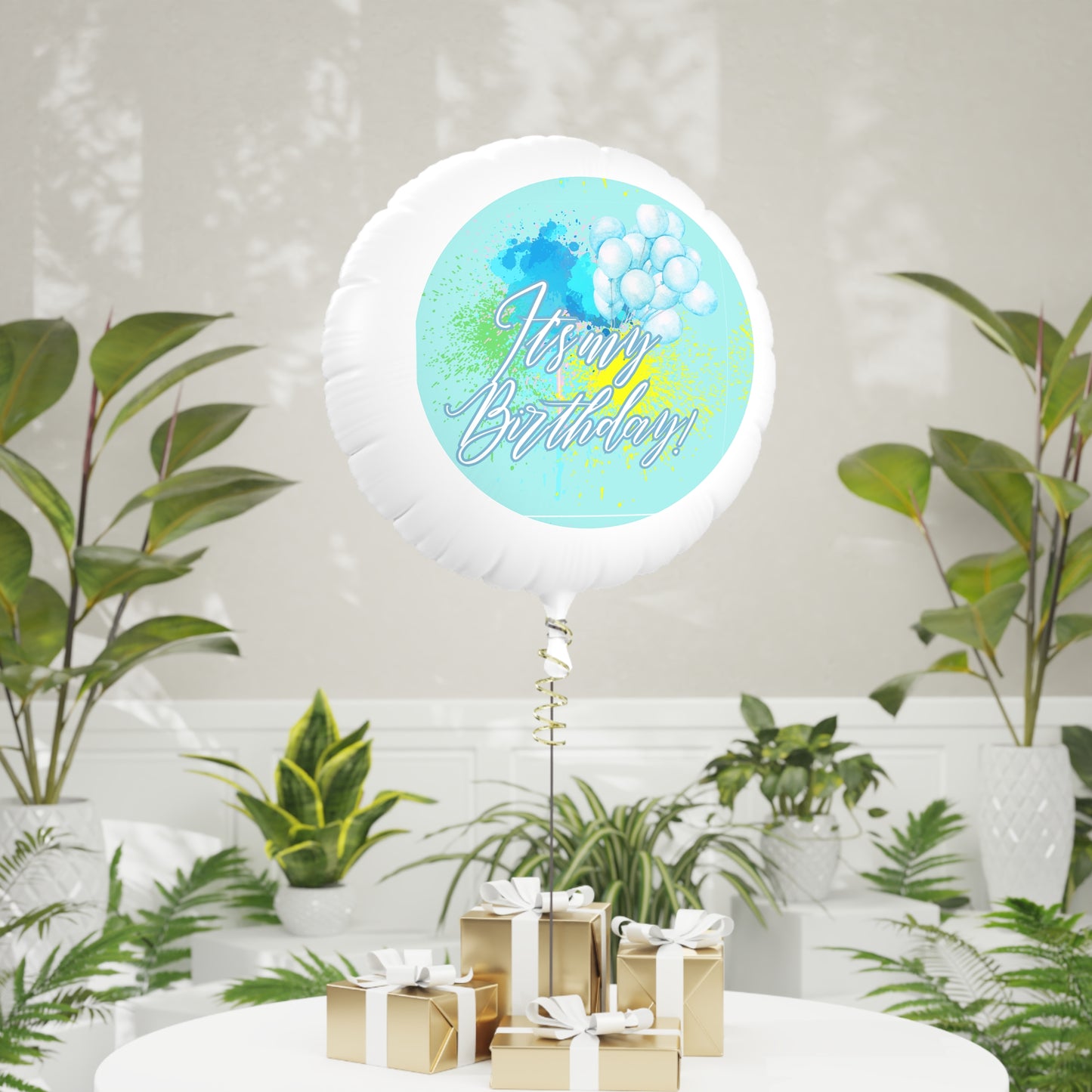 Blue “It’s My Birthday “ Mylar Helium Balloon