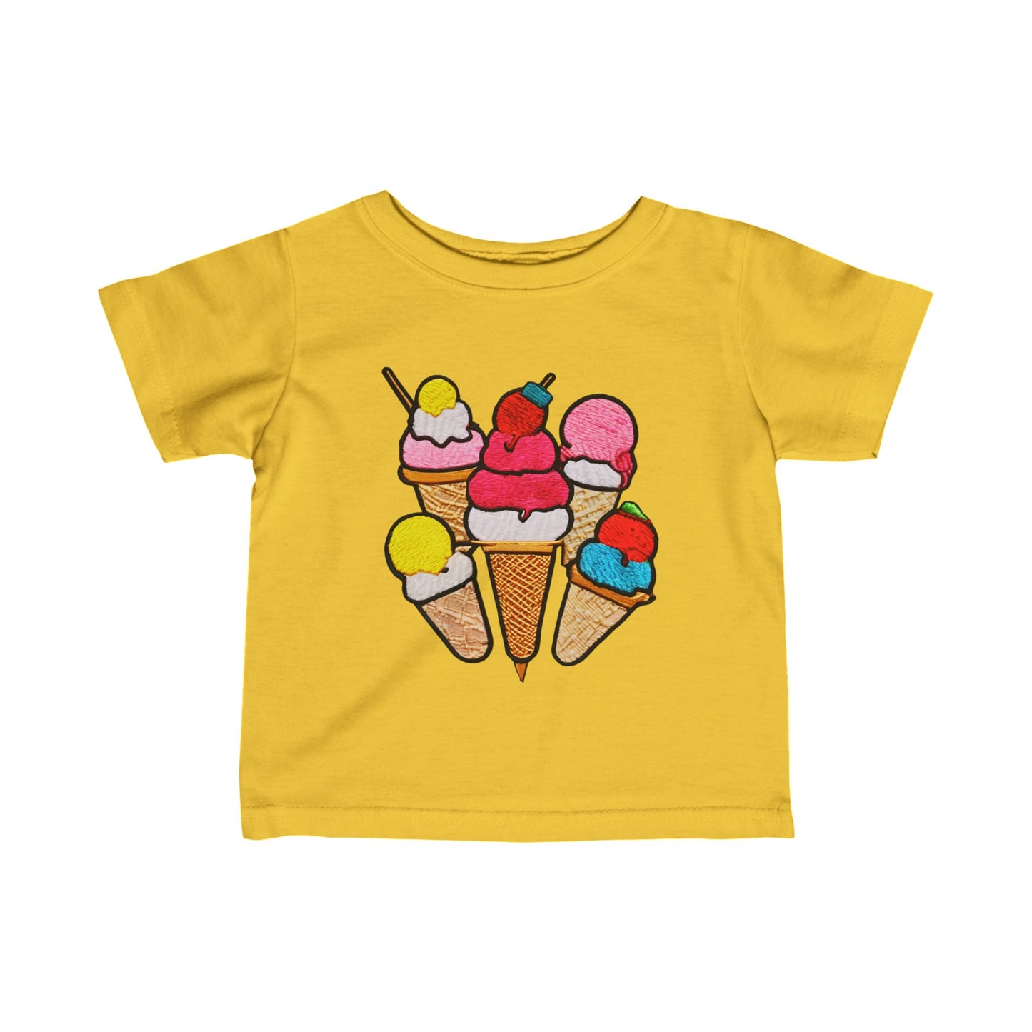 Ice Cream Scoops Infant Fine Jersey Tee