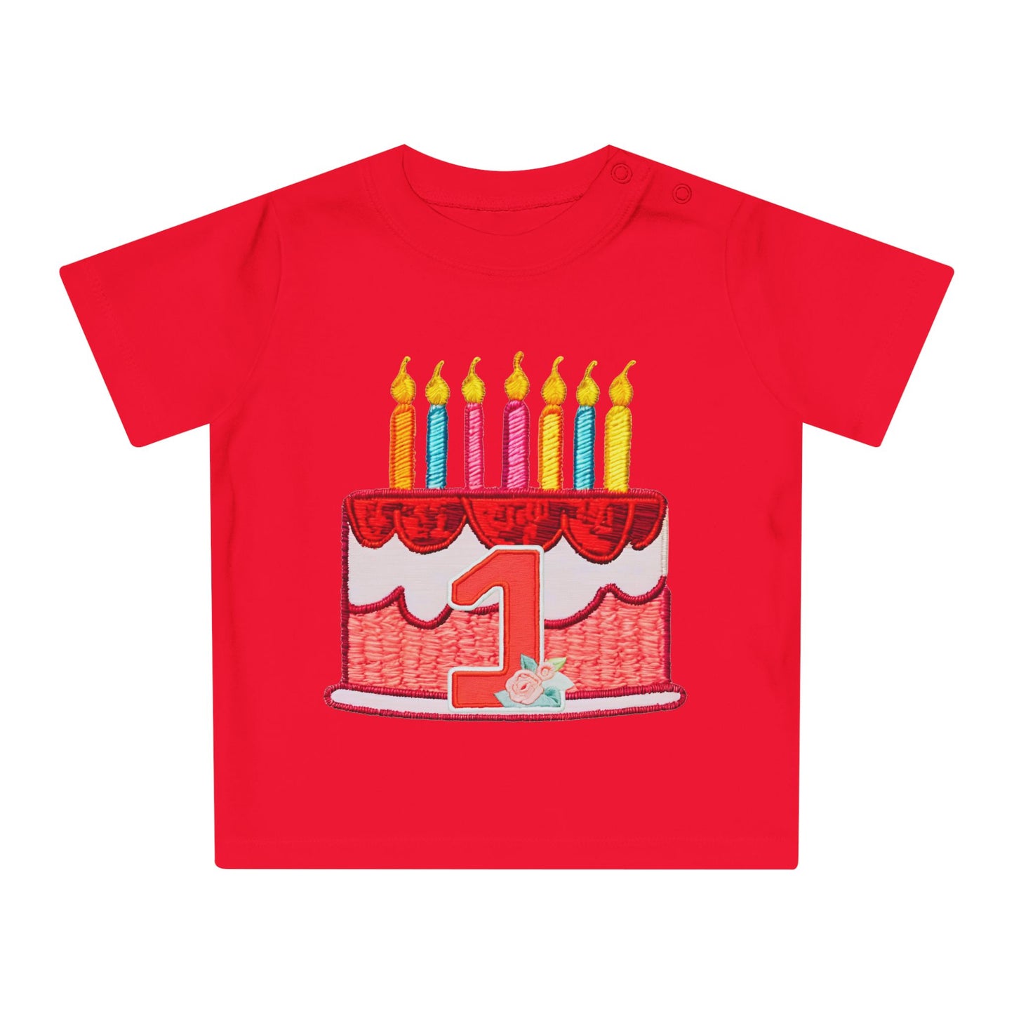 First Birthday Cake Baby T-Shirt