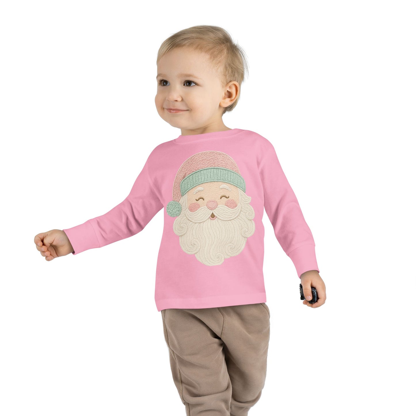 Toddler Christmas Santa Long Sleeve Tee