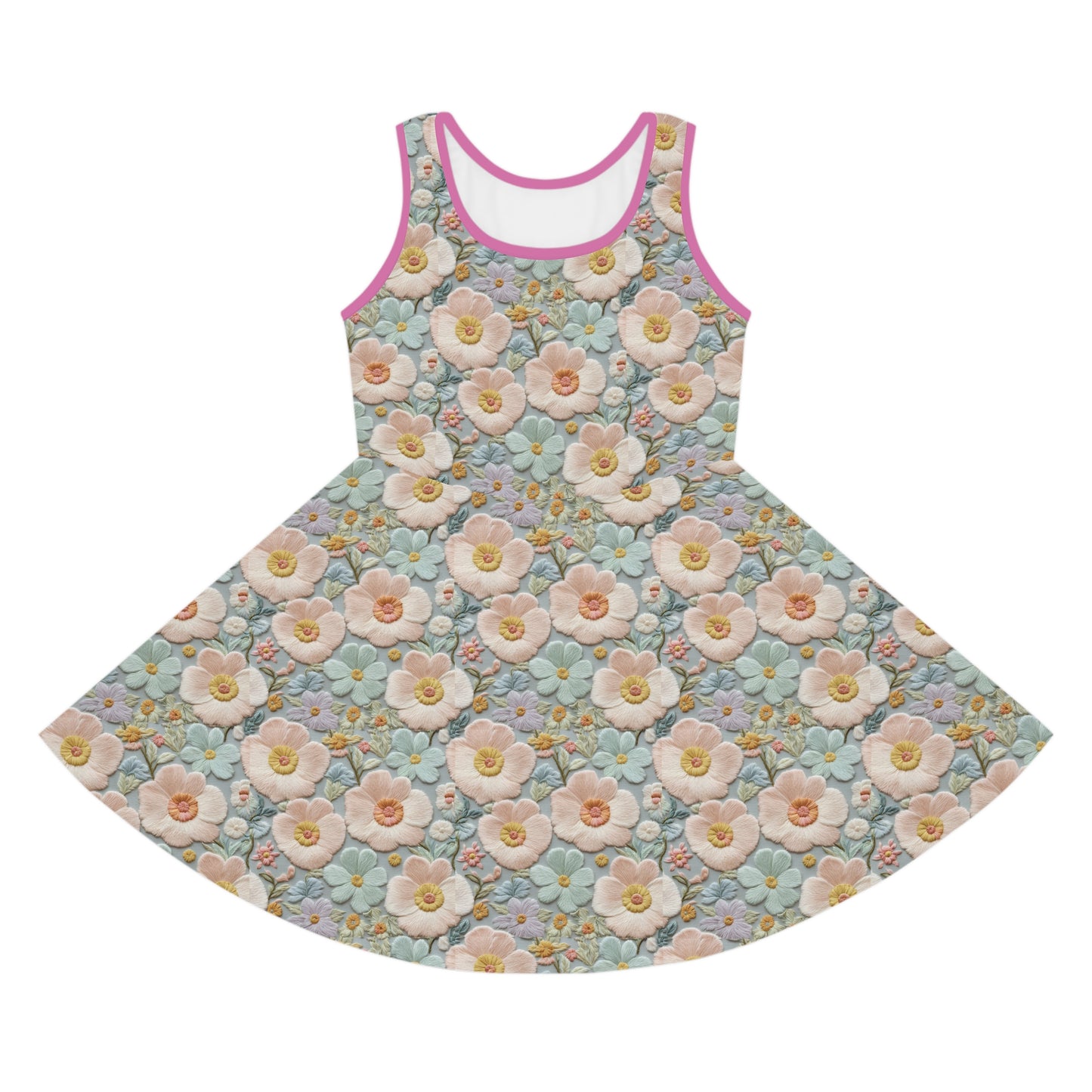 Ava Flowers Girls' Sleeveless Sundress