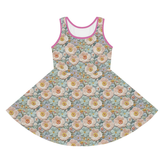 Ava Flowers Girls' Sleeveless Sundress