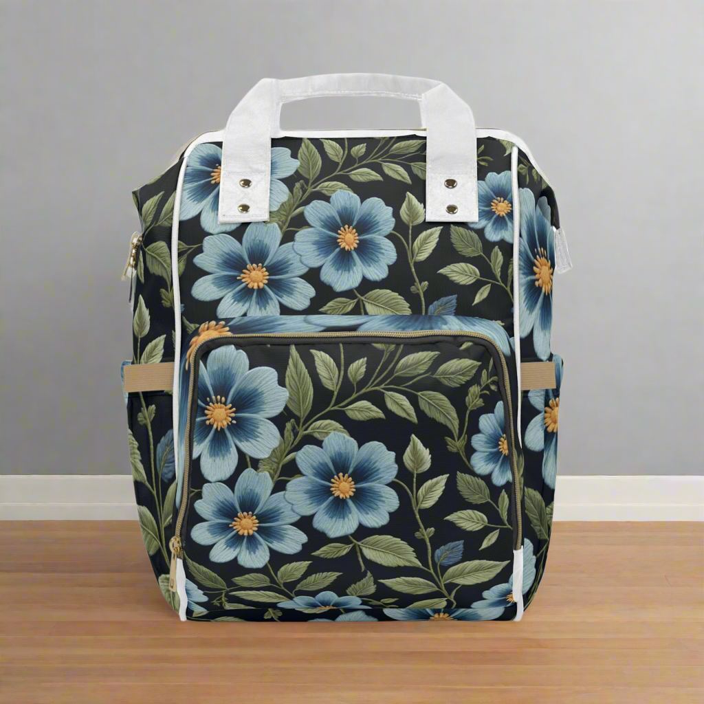 Wildflowers Multifunctional Diaper Backpack