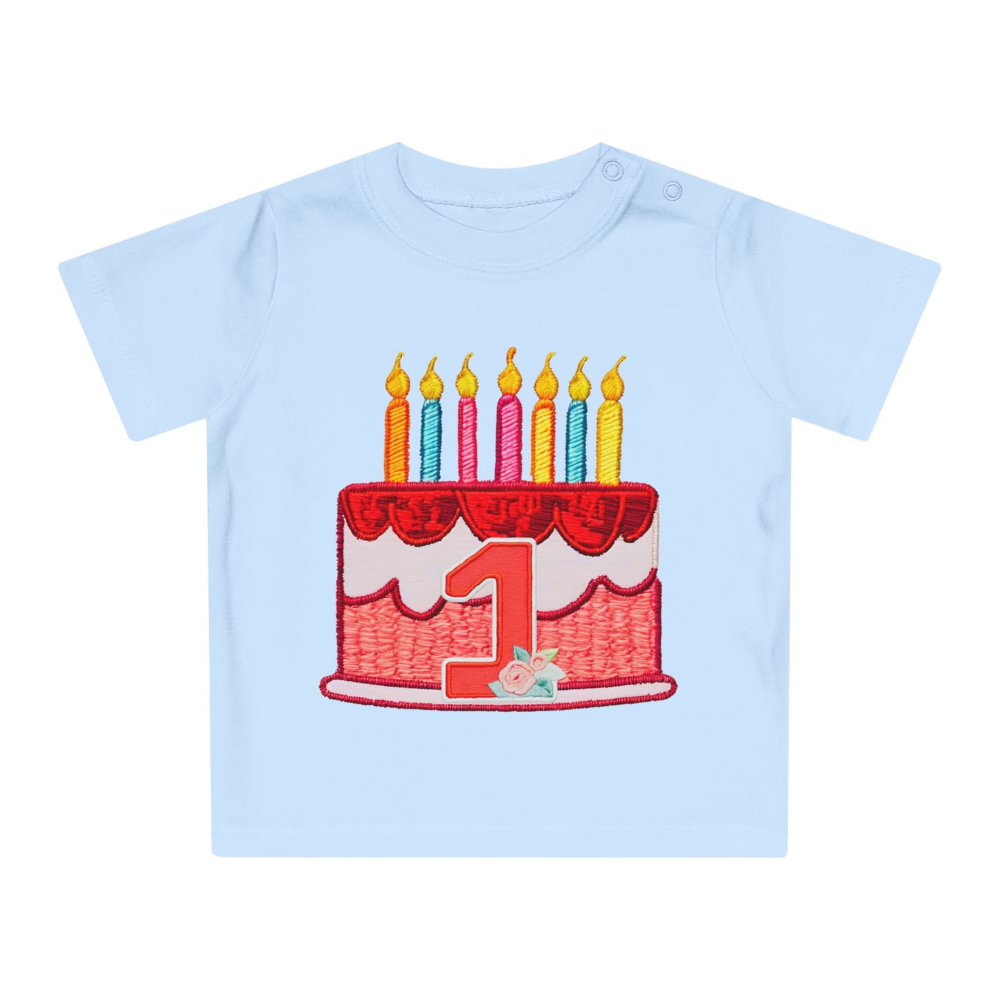 First Birthday Cake Baby T-Shirt