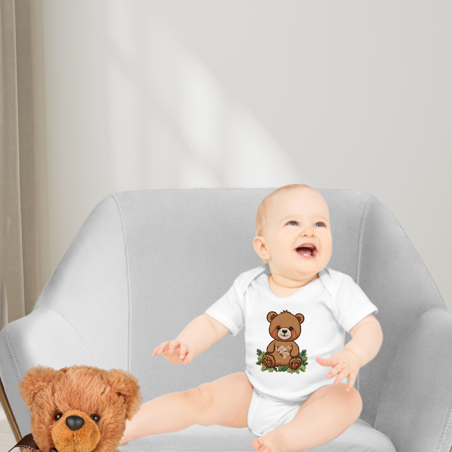 Bear Onesie® Organic Baby Bodysuit