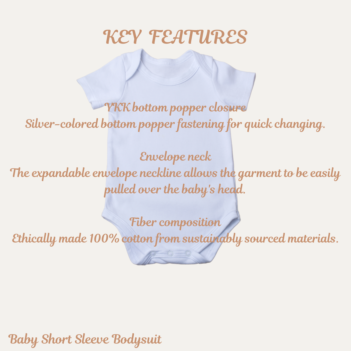 Duckling Baby Organic Short Sleeve Bodysuit