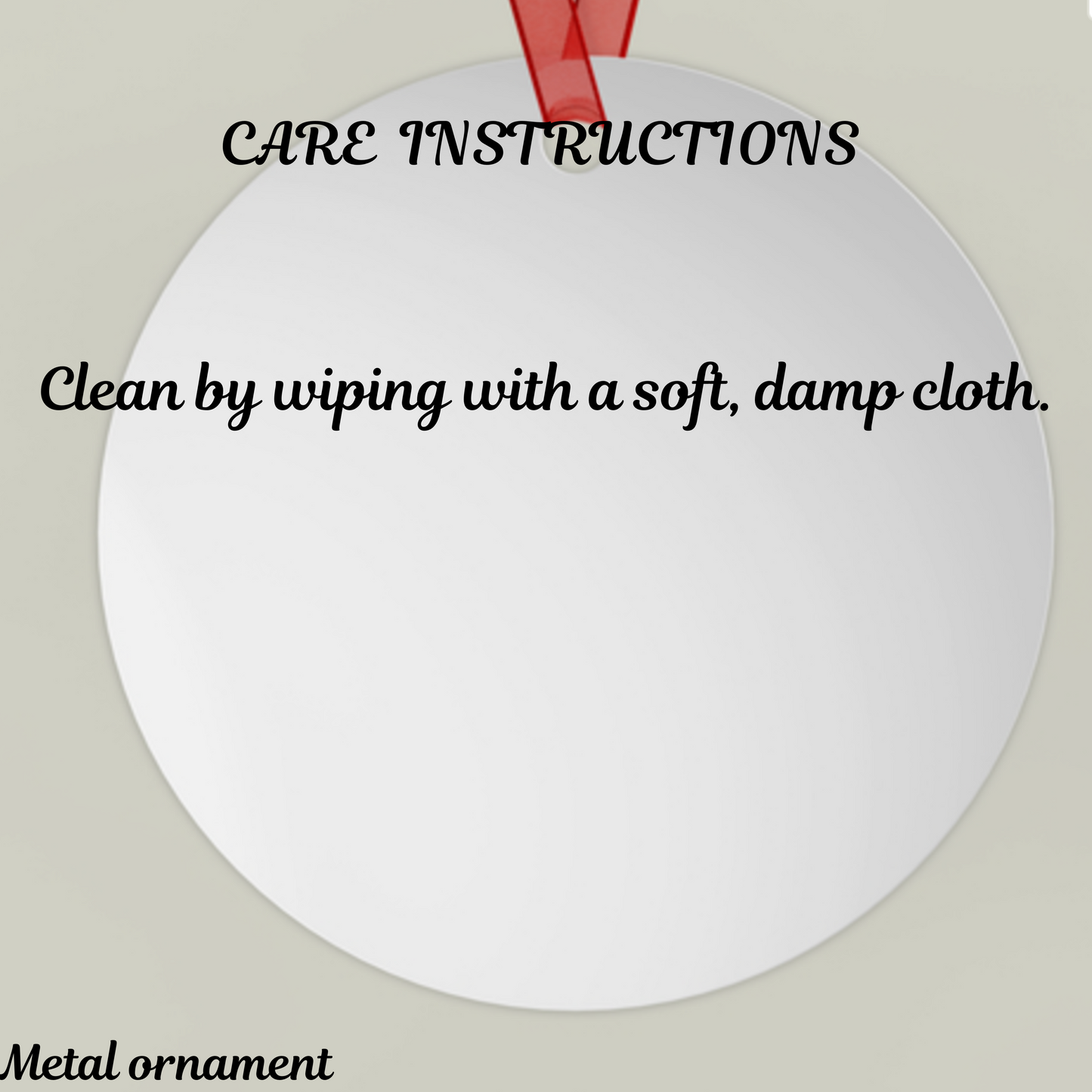 Christmas Bell Metal Ornament