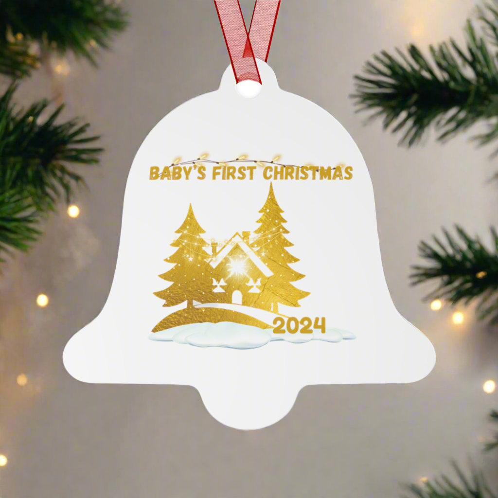 Christmas Bell Metal Ornament