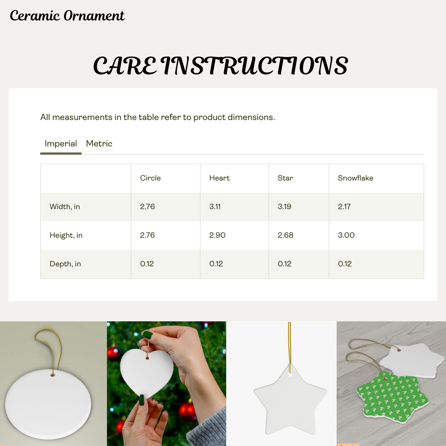 Ceramic Ornament - First Thanksgiving Decoration